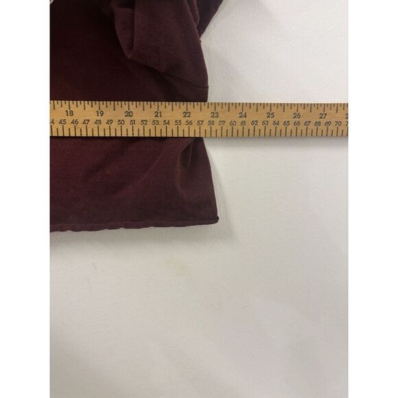Womans champion Harvard Lacrosse t shirt  cropped burgundy size XL - Picture 4 of 6